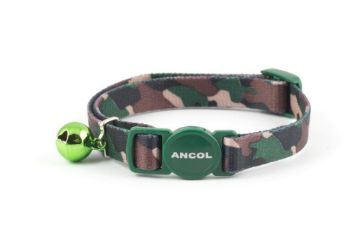 Picture of Ancol Camouflage Cat Collar Green x 3