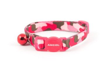 Picture of Ancol Camouflage Cat Collar Pink x 3