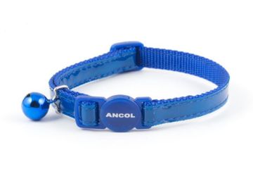 Picture of Ancol Gloss Reflective Cat Collar Blue x 3