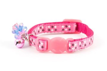Picture of Ancol Kitten Collar Pink Stars x 3