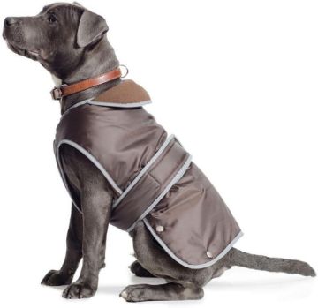 Picture of Ancol Stormguard Dog Coat Chocolate Small/Medium 35cm x 1