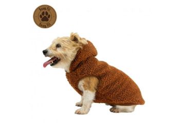 Picture of Ancol Snug Fit Teddy Bear Fleece Terracotta Small 30cm x 1