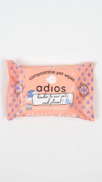 Picture of Adios Compostable 25 Pet Wipes x 1