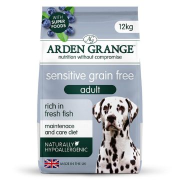 Picture of Arden Grange Adult Dog Sensitive Ocean White Fish & Potato 12kg