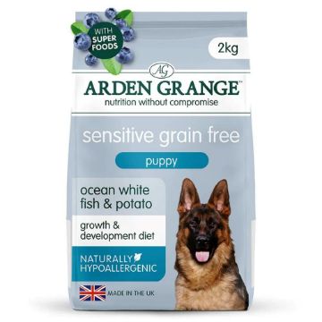 Picture of Arden Grange Puppy Junior Sensitive Ocean White Fish & Potato 2kg