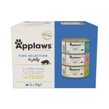 Picture of Applaws Cat Can Fish Selection in Jelly 70g 12pk x 1
