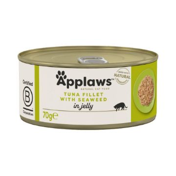 Picture of Applaws Cat Can Tuna & Seaweed in Jelly 70g x 24