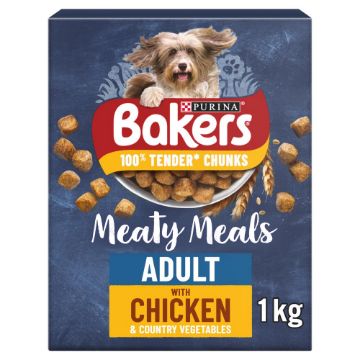 Picture of Bakers Complete Meaty Meals Chicken 1kg x 5