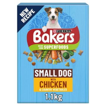 Picture of Bakers Small Dog Chicken & Veg 1.1kg