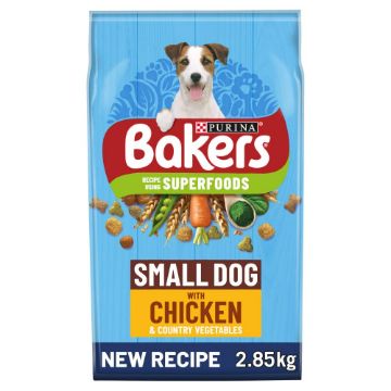 Picture of Bakers Small Dog Chicken & Veg 2.85kg