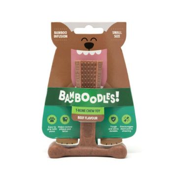Picture of Bamboodles T-Bone Dog Chew Beef Small 4" x 1