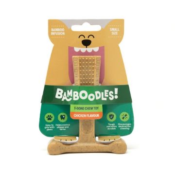 Picture of Bamboodles T-Bone Dog Chew Chicken Small 4" x 1