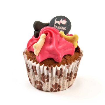 Picture of Barking Bakery Carob Woofin with Pink Icing x 6
