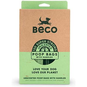 Picture of Beco Poop Bags Flat bags with Handles 120 Bags x 1