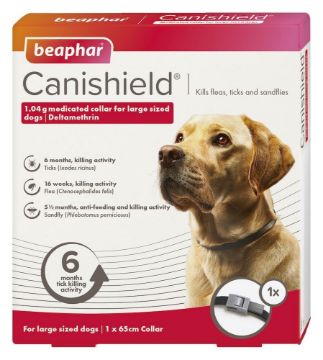 Picture of Beaphar Canishield Dog Flea & Tick Collar Large 65cm x 1