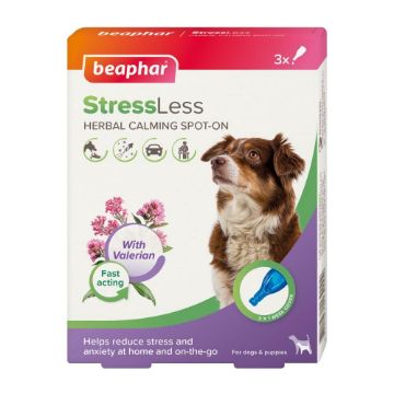 Picture of Beaphar StressLess Dog Calming Spot-On 3 Pipette x 1