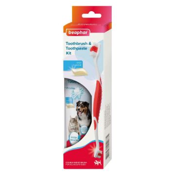 Picture of Beaphar Dog Toothbrush & Toothpaste Kit x 1