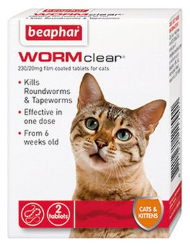 Picture of Beaphar Worm Clear Cats & Kittens 2 tab x 1