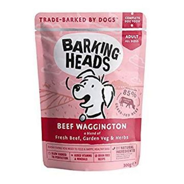 Picture of Barking Heads Dog Pouch Beef Waggington 300g x 10