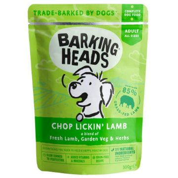 Picture of Barking Heads Dog Pouch Chop Lickin' Lamb 300g x 10