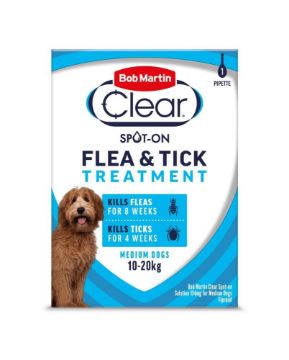 Picture of Bob Martin Flea-Clear Spot On Medium Dog Flea Drops 1 Tube x 1