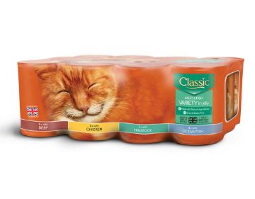 Picture of Butcher's Classic Cat Cans Variety in Jelly 400g 12pk x 2