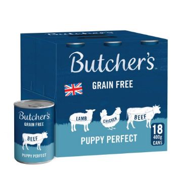 Picture of Butcher's Puppy Cans Perfect Puppy 400g x 18