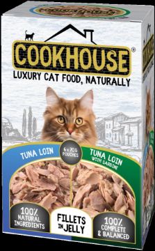 Picture of COOKHOUSE Cat Pouch Multipack Fish Fillets in Jelly 70g 6pk x 6