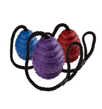 Picture of Classic Rubber Oval Ball on Rope 75mm x 1