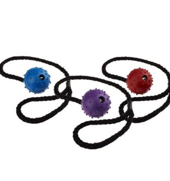 Picture of Classic Rubber Pimple Ball on Rope 50mm x 1