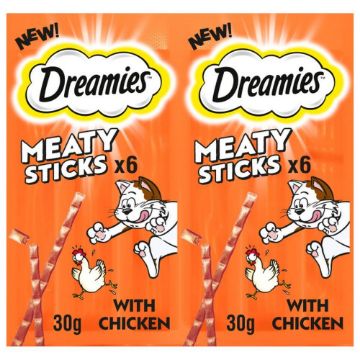 Picture of Dreamies Cat Meaty Sticks Chicken 30g x 14