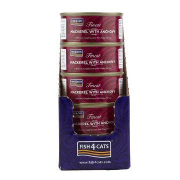 Picture of Fish4Cats Cans Mackerel with Anchovy 70g x 10