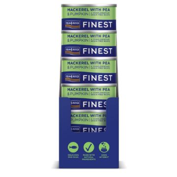 Picture of Fish4Dogs Cans Mackerel with Pumpkin & Pea 85g x 12