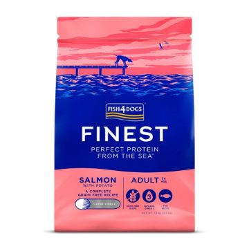 Picture of Fish4Dogs Finest Adult Salmon Large Kibble 1.5kg