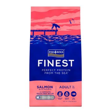 Picture of Fish4Dogs Finest Adult Salmon Large Kibble 12kg