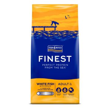 Picture of Fish4Dogs Finest Adult White Fish Large Kibble 6kg