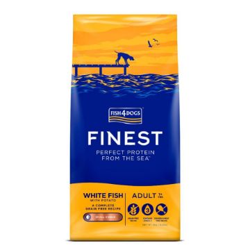 Picture of Fish4Dogs Finest Adult White Fish Small Kibble 6kg