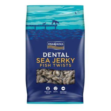 Picture of Fish4Dogs Dental Sea Jerky Fish Twists 500g x 4
