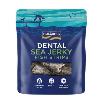 Picture of Fish4Dogs Dental Sea Jerky Fish Strips 100g x 10