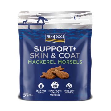 Picture of Fish4Dogs Support+ Skin & Coat Mackerel Morsels 225g x 8