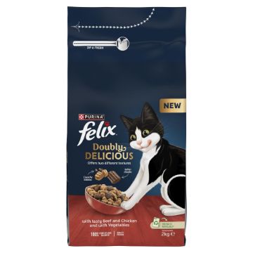 Picture of Felix Dry Doubly Delicious Beef, Chicken & Veg 2kg x 1