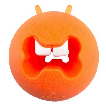 Picture of ROGZ Fred Medium Treat Ball Orange 2½" x 1