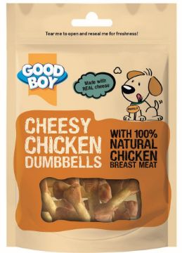 Picture of Good Boy Dog Treats Cheesy Chicken Dumbbells 80g x 10