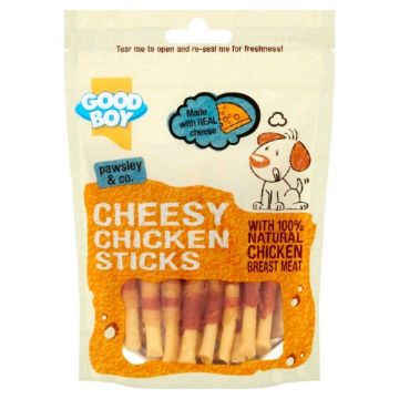 Picture of Good Boy Dog Treats Cheesy Chicken Sticks 80g x 10