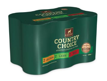 Picture of Gelert Country Choice Dog Cans Mixed Chunks in Jelly 1200g 6pk x1