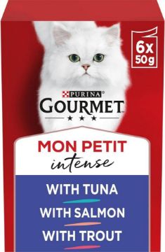 Picture of Gourmet Mon Petit Intense Tuna/Salmon/Trout 50g 6pk x 8