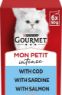 Picture of Gourmet Mon Petit Intense Cod/Sardine/Salmon 50g 6pk x 8