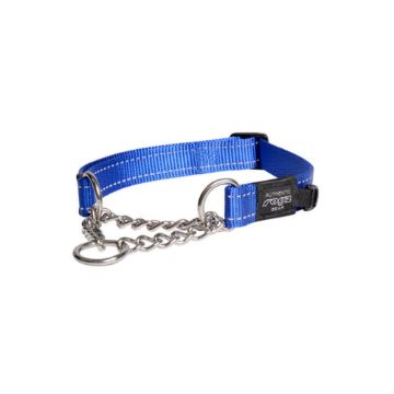 Picture of ROGZ Control Chain Collar Blue Large 37-56cm x 1