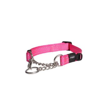 Picture of ROGZ Control Chain Collar Pink Medium 31-45cm x 1