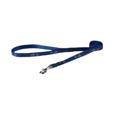 Picture of ROGZ Fancy Dress Lead Navy Paw Medium 1.4m x 1